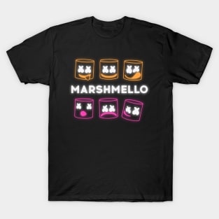 Marshmello smile neon T-Shirt